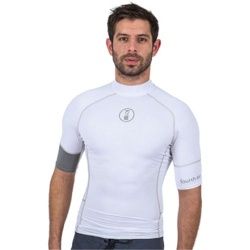 Fourth Element Rashguard Hydro-T Short Sleeve biały męski (HYMS04)
