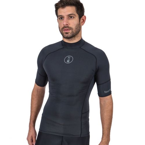 Fourth Element Rashguard Hydro-T Short Sleeve czarny męski (HYMS03)