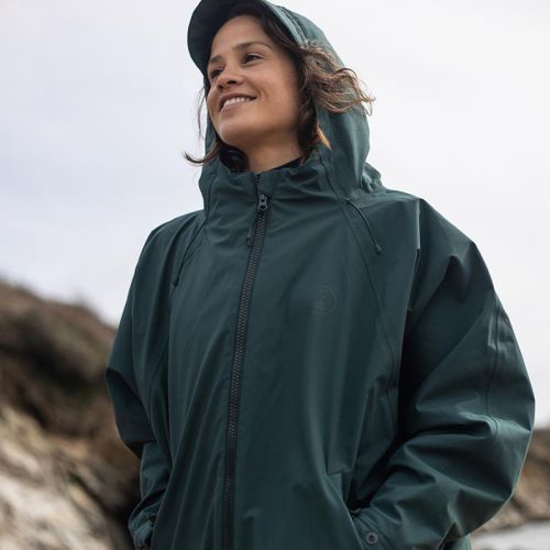 Fourth Element Tidal Robe płaszcz ciemna zieleń unisex (TRB02)