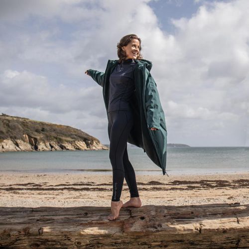 Fourth Element Tidal Robe płaszcz ciemna zieleń unisex (TRB02)